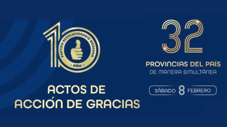 PRM celebrará 32 actos de acción de gracias simultáneos este sábado 8 de febrero - Imagen