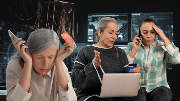 Adultos mayores vulnerables ante fraudes digitales - Imagen