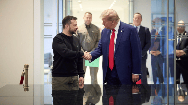 Trump y Zelenski dialogan sobre la seguridad energética en Ucrania - Imagen