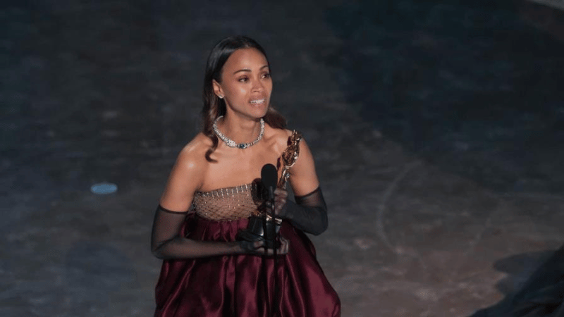 Zoé Saldaña hace historia al ganar su primer Óscar y enaltecer el orgullo latino - Imagen