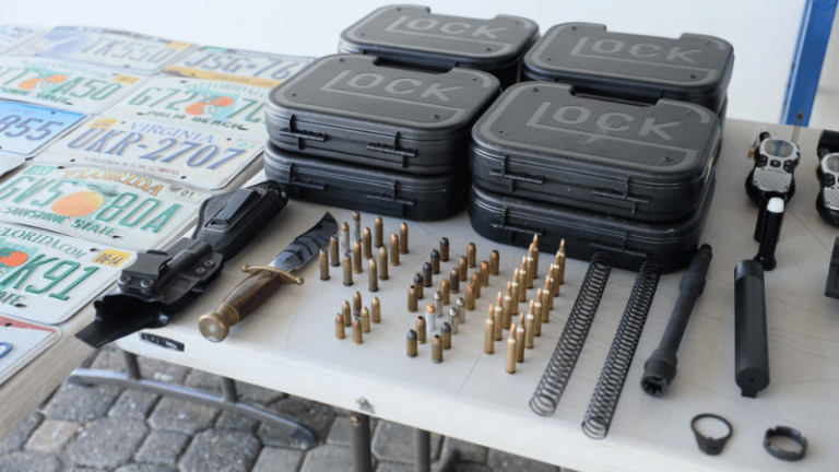 Dintel y Ministerio Público desmantelan red de tráfico internacional de armas en Baní - Imagen