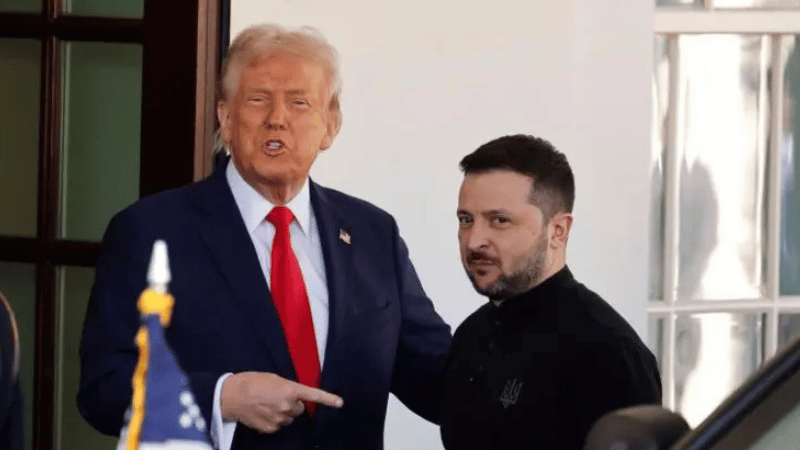 Zelensky dice que espera que se pueda lograr "una paz duradera" en Ucrania este año, tras conversar con Trump por teléfono - Imagen