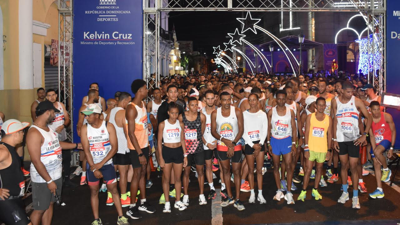 Celebran la versión 97 del Maratón La Vega–Moca–La Vega