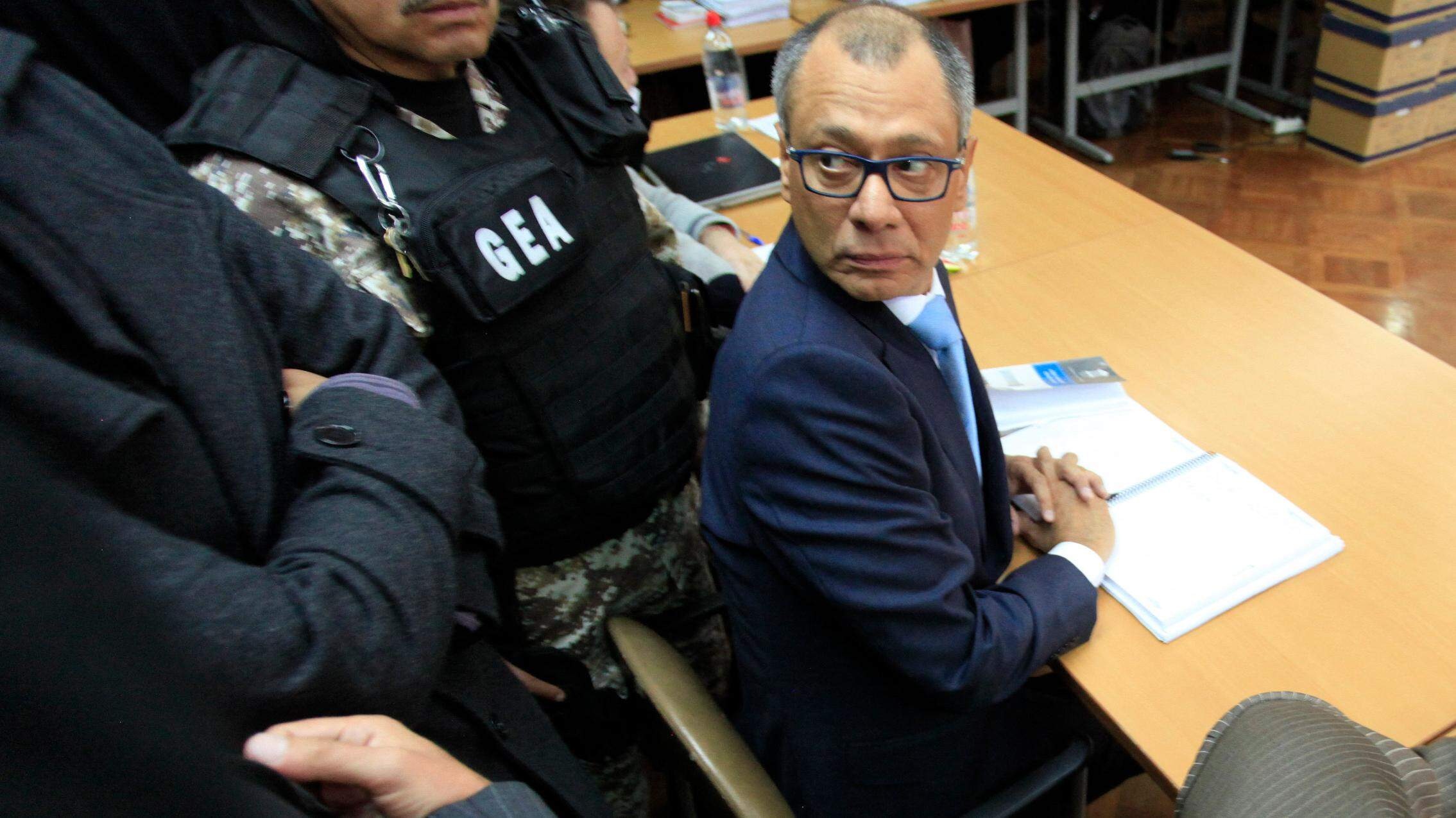 Justicia niega hábeas corpus a exvicepresidente de Ecuador