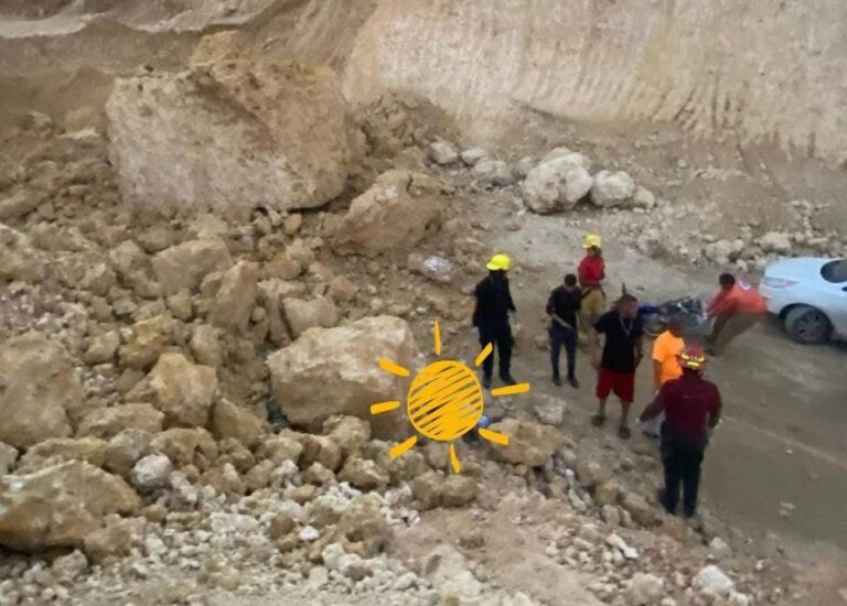 Dos fallecidos y otro lesionado de gravedad en derrumbe mina