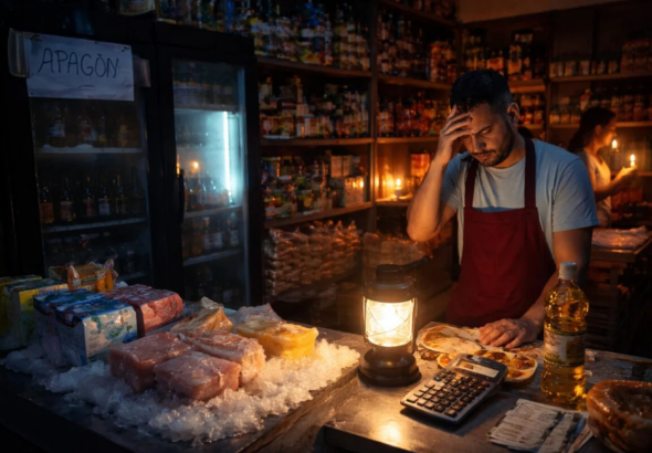 Dicen Mipymes perdieron 300 millones de pesos por apagón