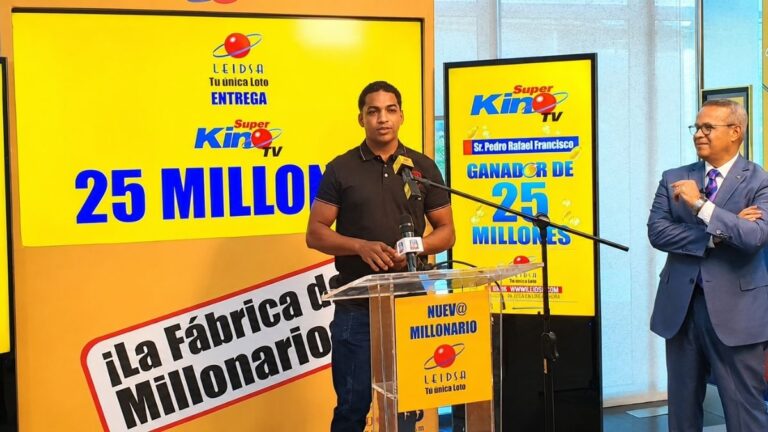 LEIDSA entrega 25 millones a panadero ganador del Súper Kino TV - Imagen