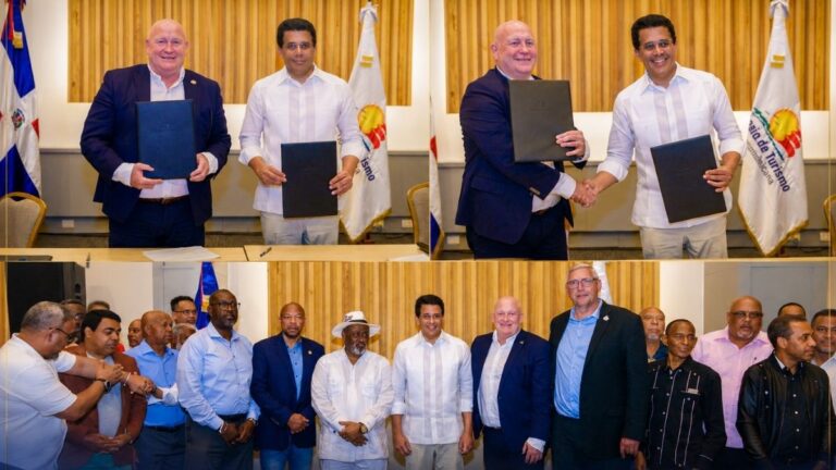 David Collado firma acuerdo con la ITF para fortalecer la movilidad turística sostenible en República Dominicana - Imagen