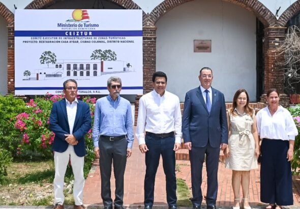 David Collado deja iniciada restauración de Casa Aybar, en Ciudad Colonial - Imagen